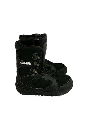 Used Sims Rental Men's Snowboard Boots Size 7