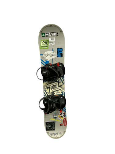 Used Rossignol Rental 120 Cm Junior Snowboard Combo