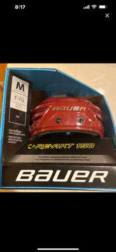 New Medium Bauer  Re-Akt 150 Helmet Maroon