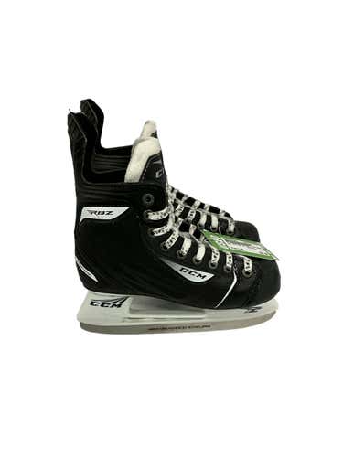 Used Ccm Rbz Rapide Junior Ice Hockey Skates Size 3