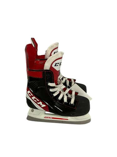 Used Ccm Jetspeed Youth Ice Hockey Skates Size 10
