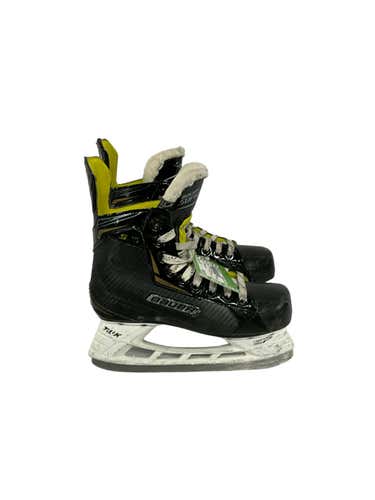 Used Bauer Supreme S25 Junior Ice Hockey Skates Size 2