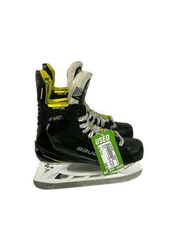Used Bauer Supreme M4 Intermediate Ice Hockey Skates Size 5 Fit 2