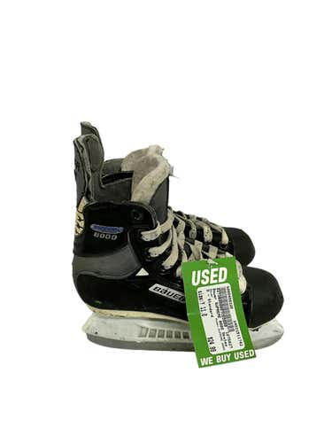 Used Bauer Supreme 8000 Youth Ice Hockey Skates Size 11.0 D