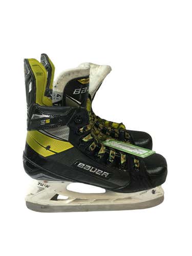 Used Bauer Supreme 3s Ice Hockey Skates Size 4.5 Fit 1