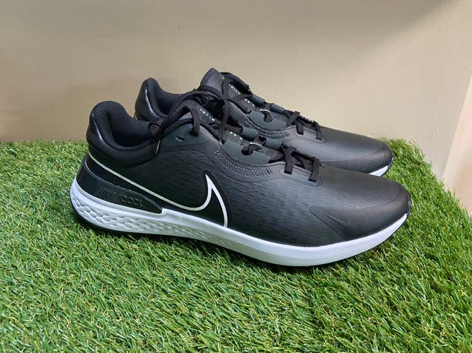 Nike React Infinity Pro 2 Men Size 13 Wide Golf Shoes Dark Smoke Grey DD8449-015