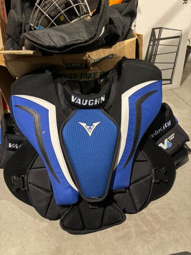 Used  Vaughn  Velocity V6 Goalie Chest Protector