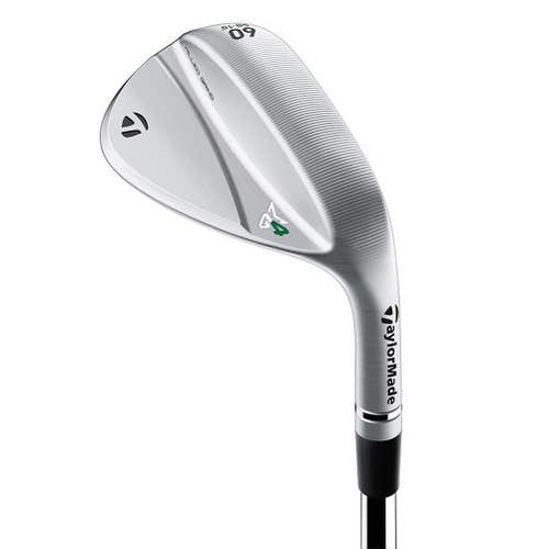 Taylor Made Milled Grind 4 Chrome Lob Wedge 60* 08* (Low Bounce, Steel, LEFT)