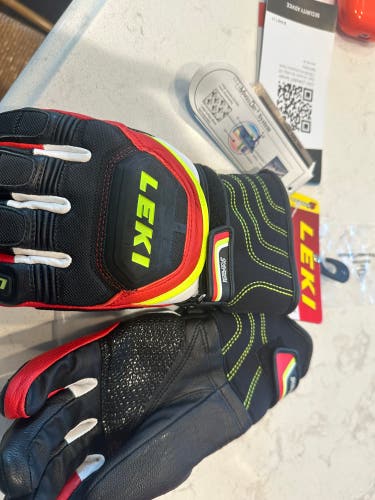 Leki junior World Cup Flex S racing gloves