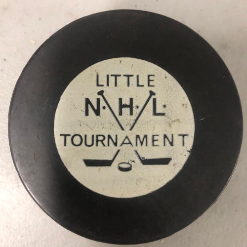 Little NHL tournament puck (Vintage)