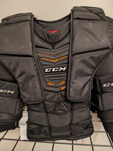 Used Medium CCM AB18 Goalie Chest Protector Pro Stock