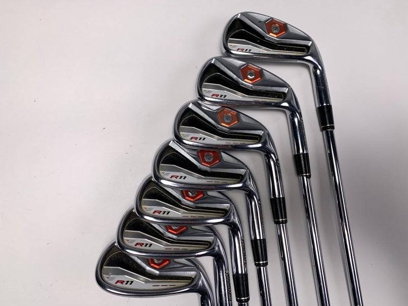 Taylormade R11 Iron Set 6-PW+AW+SW KBS 90g Regular Steel Mens RH