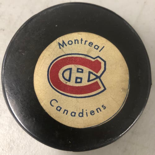 Montreal Canadiens puck (vintage)