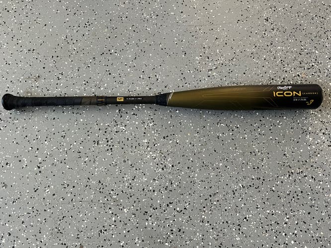 Barely Used 2023 Rawlings BBCOR Certified Composite 29 oz 32" ICON Bat 32/29 -3