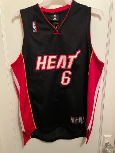 LeBron James Miami Heat Jersey Adidas Size L