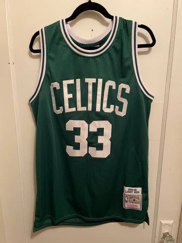 Boston Celtics Larry Bird 1985-86 Jersey Mitchell & Ness Size L