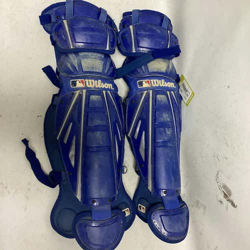 Used Wilson Adult Catcher's Shin Guards