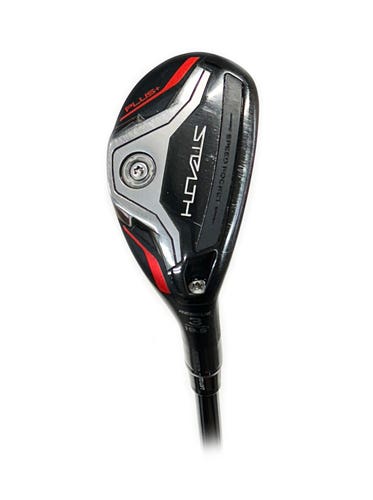 TaylorMade Stealth Plus+ 19.5* 3 Hybrid/Rescue Graphite Hzrdus RDX Red Smoke