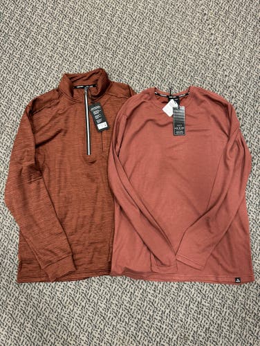 2-Pack Bauer Senior XL Burgundy long sleeves