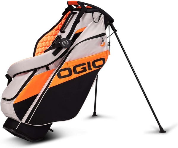 NEW 2024 Ogio Fuse 4 Grey Double Strap Stand/Carry Golf Bag