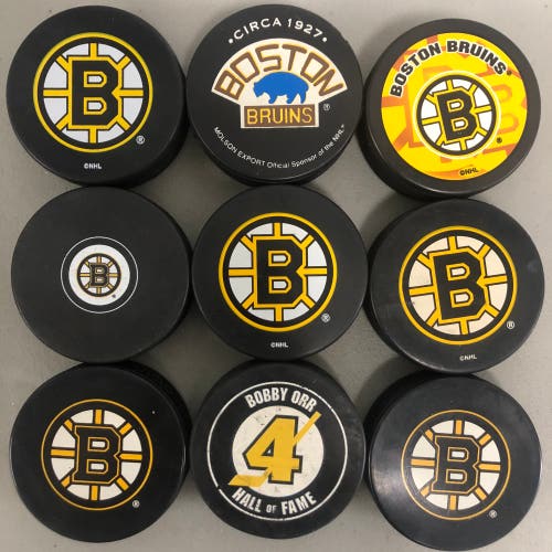 Boston Bruins NHL Pucks