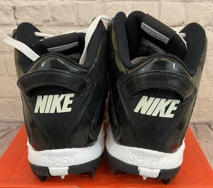 Nike 396232 101 Land Shark Legacy Mid Soccer Cleats Colors White