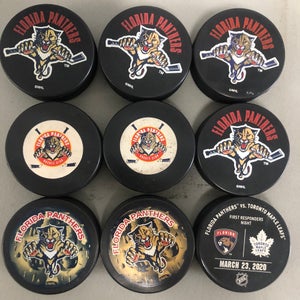 New Florida Panthers Pucks