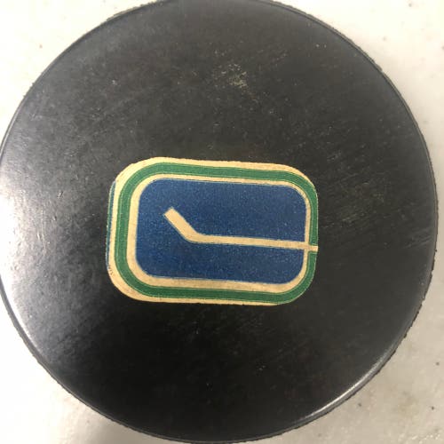 Vancouver Canucks puck