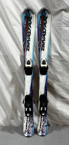 Dynastar Team Speed 100cm 100-66-87 r=6m Kids Skis Salomon TZ5 Bindings CLEAN