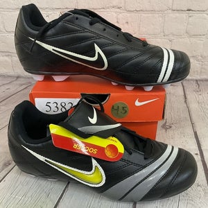 Nike 356917 011 JR Interchange FGR Soccer Cleats Colors Black White US Size 2.5Y
