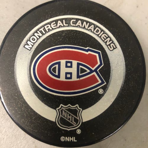 Montreal Canadiens puck