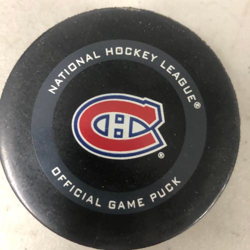 Montreal Canadiens Playoff 2020 puck