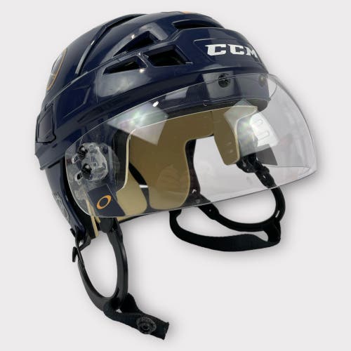 Pro Stock Medium CCM V08 Buffalo Sabres Used Hockey Helmet Guhle