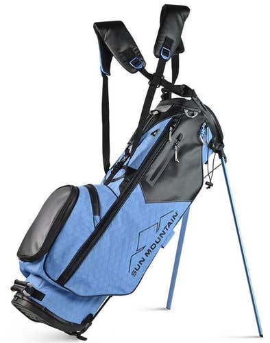 Sun Mountain 2022 VX Stand Carry 4-Way Golf Bag Sky Blue-Black-Grey New #91235
