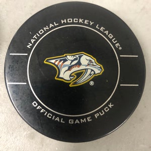 Nashville Predators puck