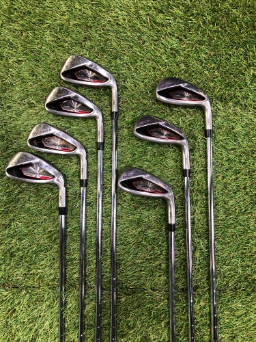 Used Men's Tommy Armour 845 Max Iron Set Right Handed Regular Flex Steel Shaft