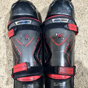 Bauer 13" Vapor 1X Lite Shin Pads Used