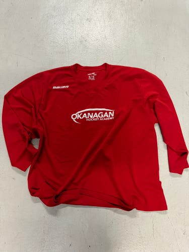 Okanagan Red Used Men's Bauer Jersey Practice