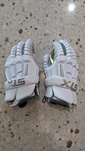 Lightly Used STX Surgeon RZR Lacrosse Gloves Medium