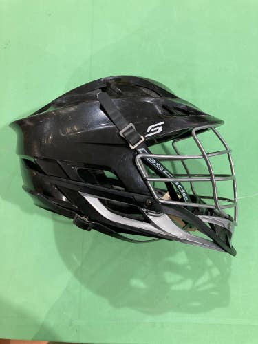Used Black Cascade S Helmet w/ Silver Chin Piece