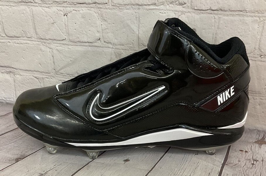 Nike Men's LT Super Bad D Football Cleats Colors Black White