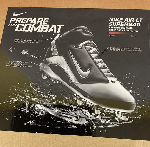 スパイク NIKE Air LT Super Bad TD RED and BLACK Nike Air LT Super Bad TD White and Blue Football Cleats