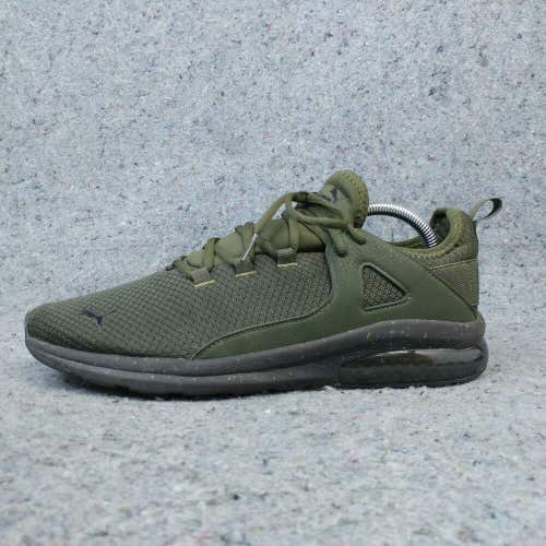 Puma Electron 2.0 Mens 10.5 Running Shoes Low Top Sneakers Olive Green 391102-02