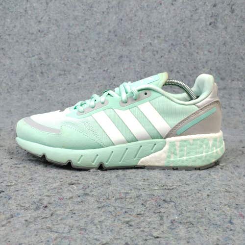Adidas ZX 1K Boost Womens 8 Running Shoes Low Top Mint Green Sneakers FX6865