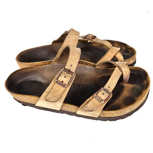 Birkenstock Mayari Women's Saddle Brown Leather Sandals Size: 36 / 5
