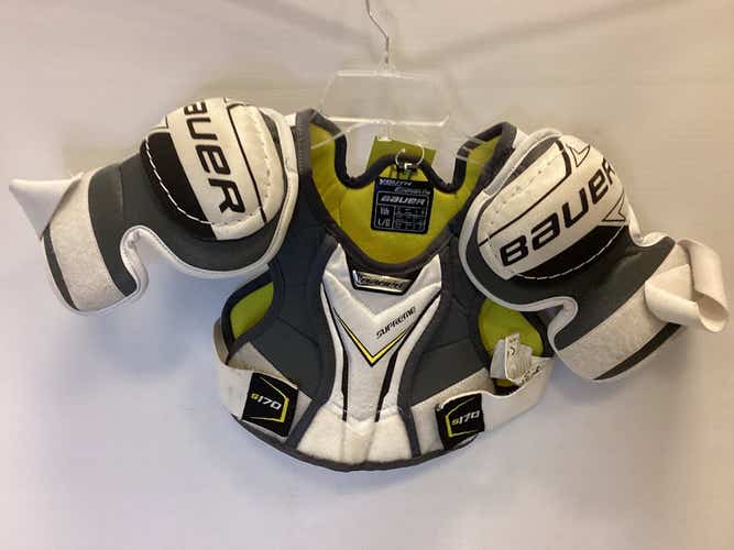 Used Bauer Supreme S170 Youth Lg Lg Hockey Shoulder Pads