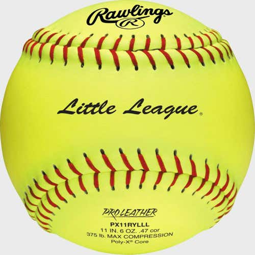 New Rawlings Px11rylll 11" Fastpitch Leather Single Softball - Accessories