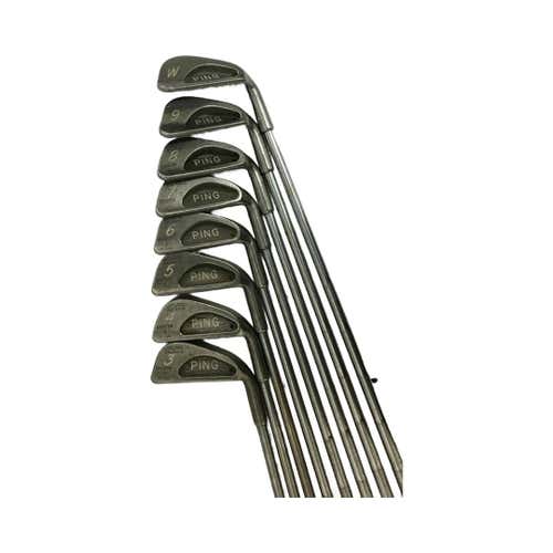 Used Ping Karsten 1 3i-pw Stiff Flex Steel Shaft Iron Sets
