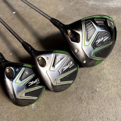 Callaway Epic GBB Driver 3 and 5 wood combo set