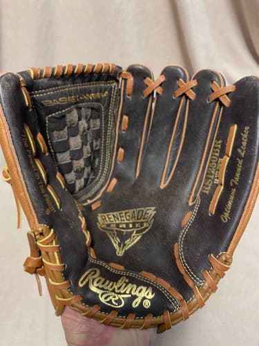 Used Right Hand Throw Rawlings Renegade Baseball Glove